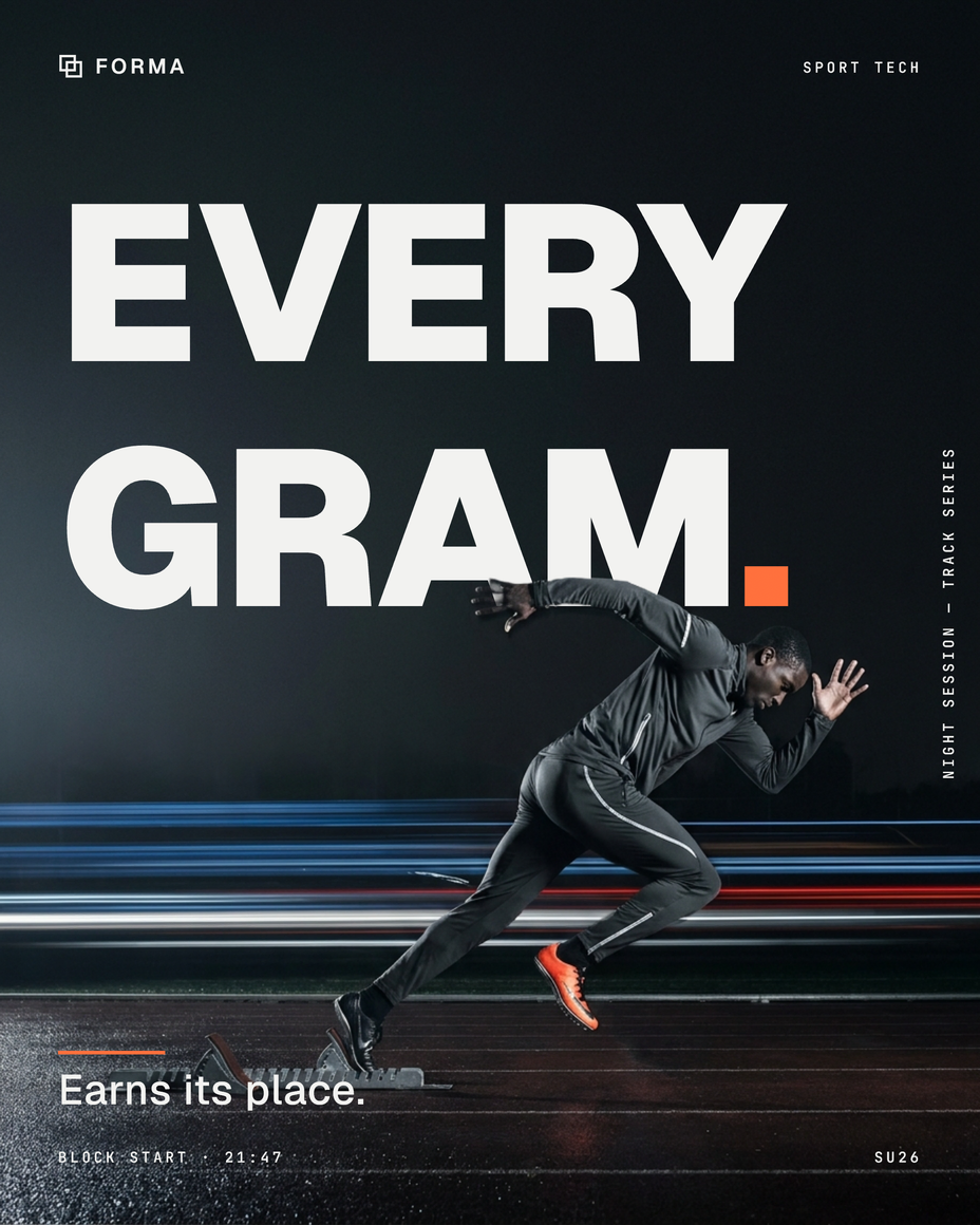 Generated brand post: Forma, sport tech